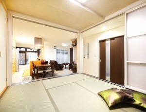 LDKとつながる和室