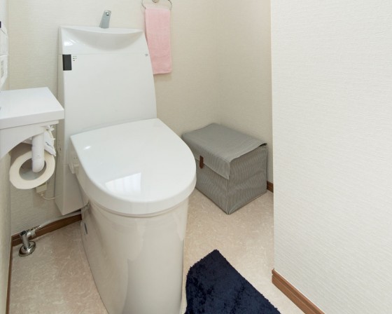 お手入れしやすいトイレに