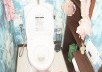 素敵な壁紙でゴージャスなトイレに