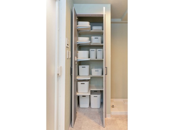 洗面脱衣室の収納