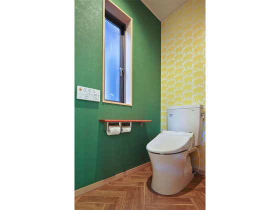 子供も大人も楽しい気持ちになるトイレ空間