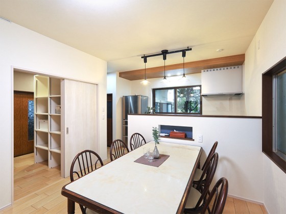 しまえる。片付く。人が集まる。ダイニング