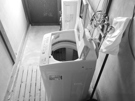 リフォーム前のユーティリティー