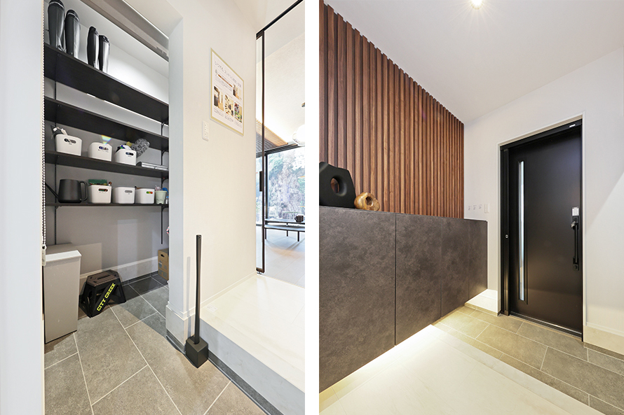 いつでもスッキリと心地良い玄関