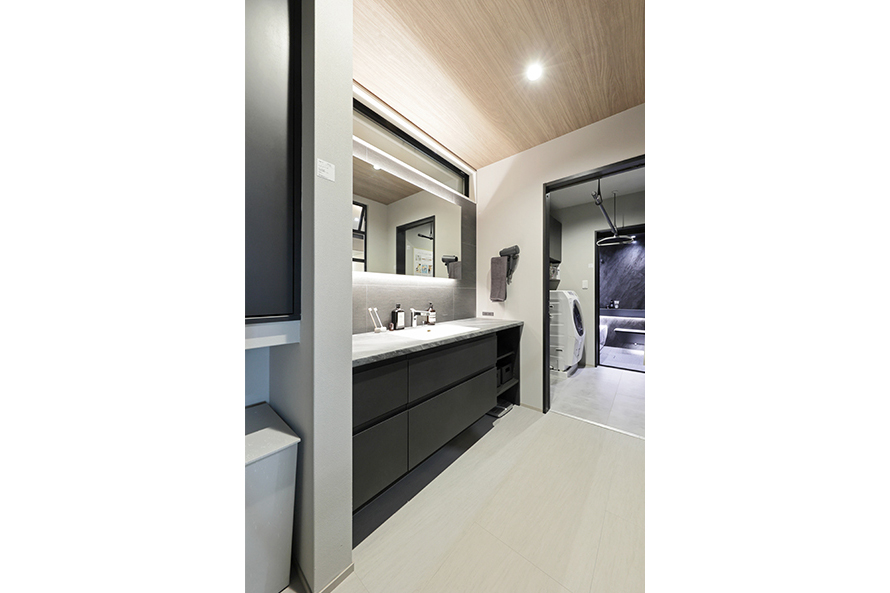 家事ラクな洗面室