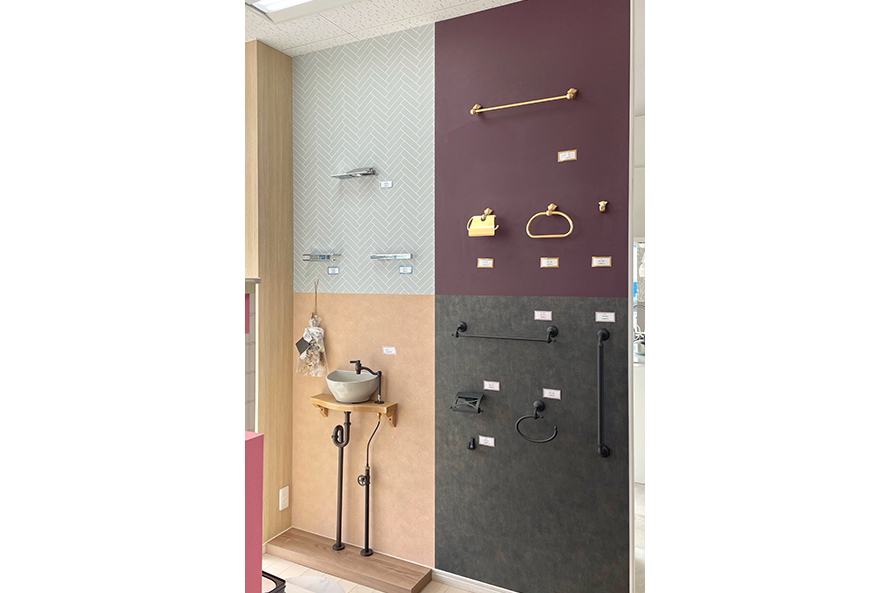 素材とカラーで魅せる、こだわりの水まわり空間