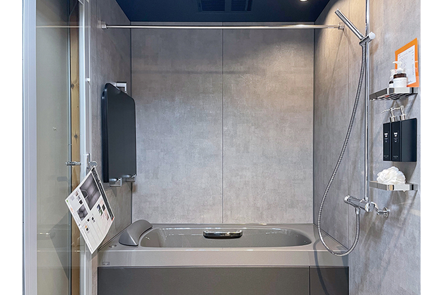 上質なくつろぎを叶える、モダンバスルーム